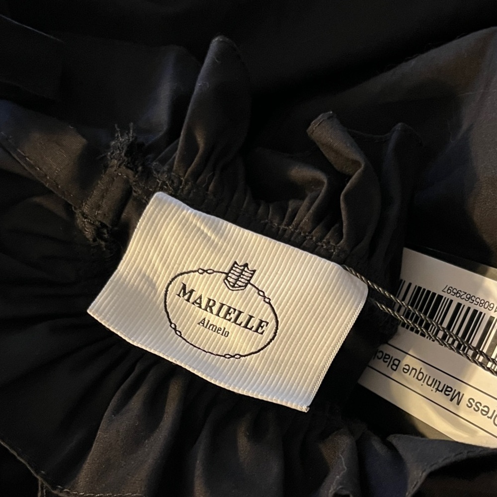 MARIELLE Almelo Martinique Black Elegant Ruffle Maxi Dress New With Tags‎ - Picture 10 of 13